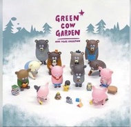 小川耕平 How2work 盲盒 一套 bg bear mini green cow garden