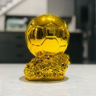Miniatur Replika Trofi Ballon D’Or 25cm Piala Koleksi Penghargaan Hadiah Collection Hobby Ballon Dor