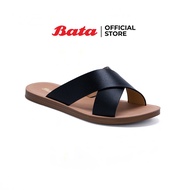 Bata บาจา รองเท้าแตะส้นแบน รองเท้าแตะแฟลต รองเท้าแตะลำลอง สำหรับผู้หญิง รุ่น Leo สีดำ 5616173