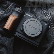 Light Shadow Staggered|A6700 Camera Wooden Handle Aluminum Alloy Base Suitable for Sony a6700 Wooden