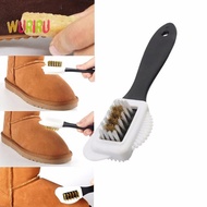 [Eighth] 3-Side Shoe Suede Leather Nubuck Shoes Cleaning Brush Cleaner Boot Stain Dust [Preferred]