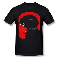 High Quality O-Neck Cotton Cow Boy Bebop -Spike Spiegel T-shirt Cowboy Bebop Sleeve Short Anime Men 