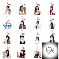Bai Lu Double-Sided Acrylic Keychain Fan Support as a Gift