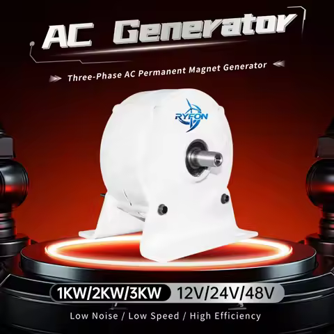 DIY Wind Turbine 8KW 10KW Three-Phase AC Low Star Speed 5KW 6KW 12V 24V 48V Rare Earth Permanent Mag