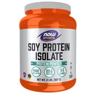 NOW Sports Nutrition, Soy Protein Isolate 20 g, 0 Carbs, Unflavored Powder, 2-Pound