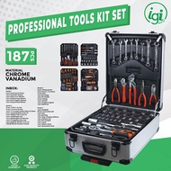 TOOL BOX 187 PCS FULL SET CR-V COMPLETE AUTOMOTIVE WORKSHOP TOOLS