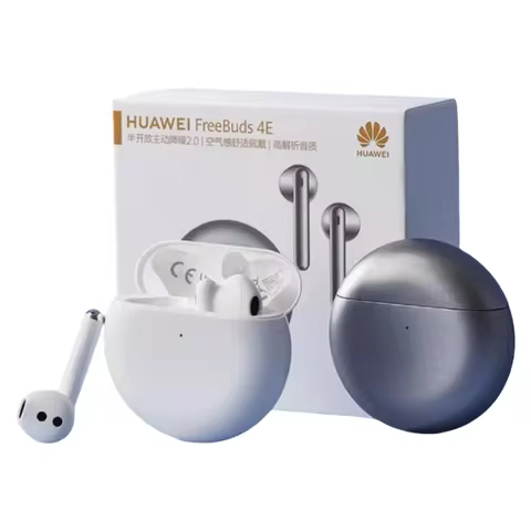 2024 Original Huawei FreeBuds 4E Earphones Bluetooth 5.2 True Wireless Headphone Open-fit Active Noi