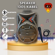 GUDANG SPEAKER - Speaker Bluetooth KIMISO 1205 12inch FREE Mic Kabel