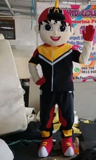 Kostum Boboiboy hitam kuning Kostum badut murah Kostum badut boboiboy kostum badut dewasa kostum dew