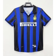 Umbro 1997-98-99 Inter Milan Retro Jersey Home Long Short Sleeve Inter 2004-08-10 Match Football Uni