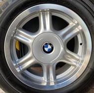 中古 BMW 原廠15吋鋁圈含胎 E28 E34 E39 E36Ti 518 520 525 530