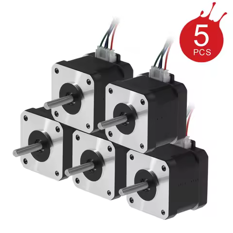 5pcs 17HS4401S/17HS4401 42 Motor 1.5A 4-lead Nema17 Stepper Motor 42BYGH 4 Pin Dupont XH2.54 Cable f