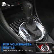 AIRSPEED Carbon Fiber For Volkswagen Beetle 2012-2019 Gear Shift Outer Frame Trim Interior Accessori