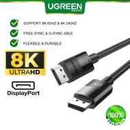 UGREEN Display Port Cable DP 1.4 8K60Hz 4K240Hz Free-Sync G-Sync HDR Video Gaming HDTV Displays Moni