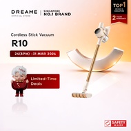 【2 Years Warranty】Dreame R10 2025 Cordless Vacuum Cleaner | Brush Head with Celeste Blue Light | Ant