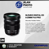 OM System M.Zuiko Digital ED 8-25mm F4 PRO Lens [EZM0825PRO] | Olympus Singapore Warranty
