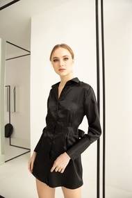 QUINN SHIRT DRESS - Aesthete Official