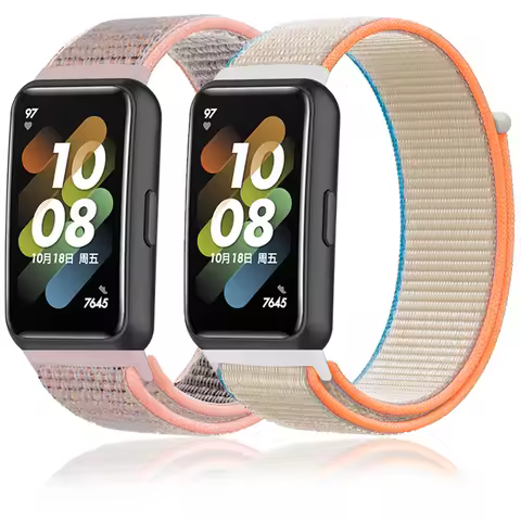 Nylon loop Strap For Huawei band 7 8 Sport Strap Smartwatch accessories Adjustable Replacement Brace