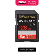 Sandisk Extreme Pro 128GB U3 V30 R200/W90 UHS-I SDXC Memory Card SDSDXXD-128G-GN4IN (ประกันศูนย์)