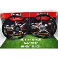 Y15 / y15zr - sport rim 511 EKS511 FG511 SPORT RIM CNC ( F - 1.60x17/ R -1.60x17 )front 4 hole rear 