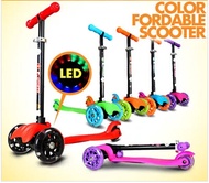 2015 2tone Color Fordable Scooter / Adjustable Handle Bar / Kick / Kids / Adult / Bike / Cycle / Bic