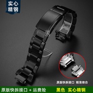 สายนาฬิกาสแตนเลสสําหรับ Casio G-Shock Series MTG-B3000 QUICK RELEASE ผีเสื้อ Double Snap STRAP การปร
