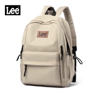 Lee Backpack Men Street Wear Large-Capacity Computer Bag Simple All-Match Backpack Junior High Schoo