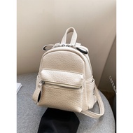 beg galas belakang perempuan beg travel Beg galas wanita sepadan dengan cetakan batu mini Korea