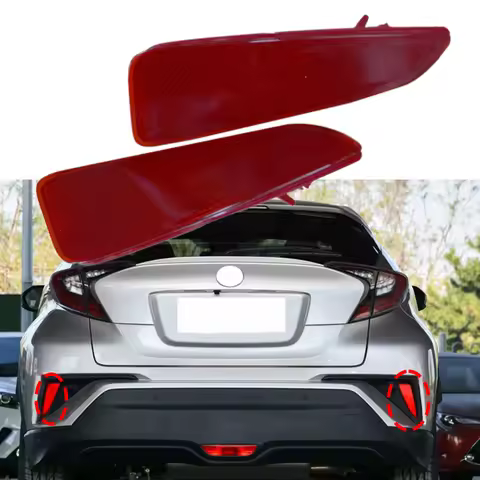 For Toyota C-HR 2018-2019 1pair Car Tail Bumper Reflector reflective strips Car accessories 81910-F4