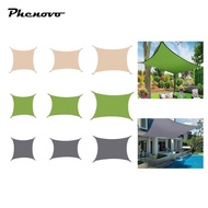 [Phenovo] Fabric Awning Shelter, Waterproof Shade Sail Rectangle Awning Canopy for Patio