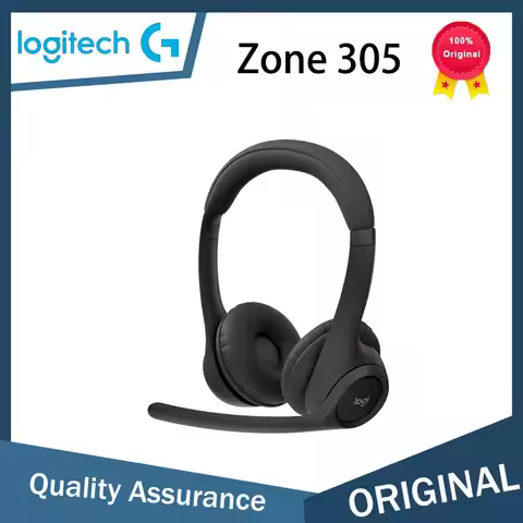 Logitech Zone 305 Commercial Edition Wireless Bluetooth Earphones Conference Office Earphones Dual E