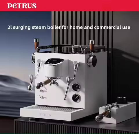 Petrus PE3922 Commercial semi-automatic coffee machine, double boiler, household Italian concentrate