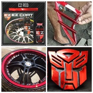 RED CHROME COLOUR PAINT (EZ Coat C2 RED)