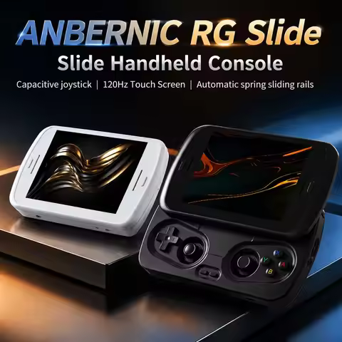 ANBERNIC RG Slide Sliding Retro Handheld Console 4.7" 120Hz Touch Screen Android Player Built-in 300