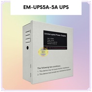 EM-UPS5A-5A 60Watt UPS Uninterrupted Power Supply AC220V/240V  DC12V 5A + 12V Battery