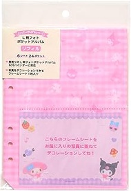 Sanrio 493732 Large Photo Pocket Album Refill (Enjoy Idol) Sanrio Characters PP, Approx. Width 5.9 x