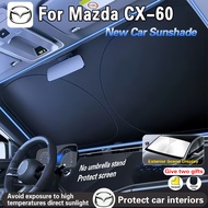 For Mazda CX-60 Car Sunshade Windshield Special Summer Sun Protection And Heat Insulation Cover Shad
