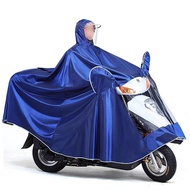 Jas hujan topi ganda untuk 2 orang/Jas Hujan Motor/2 Kepala full cover motor raincoat