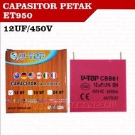 MESIN ET950 Capacitor Petak 12UF/450V 2-stroke 1000Watt Generator Engine