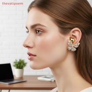 [thevatipoem] DIY Butterfly Zircon Earphone Clip Sparkly Personalized Headphone Accessory for Earbud