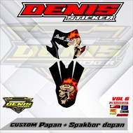 NEWEST Sticker Sticker START NUMBER PLATE + FRONT FENDER CRF KLX 150 KLX BF KLX GORDON DTRACKER KX Y