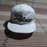 Topi Snapback Golf Titleist White  Authentic Original