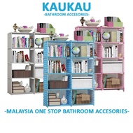 KAUKAU 8 Columns with 5 Tier Bookcase DIY Design 8 Grid Shelf Storage Multi Purpose & Portable Use