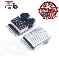 2 in 1 Lipo Li-po RC Cell Battery Checker Tester Low Voltage Indicator volt meter monitor BB Buzzer 