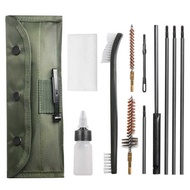 Suitable for AR15.22/.223/.30 Caliber Army Green Outdoor Pipe Brush Set Pipe Cleaning Phosphor Coppe