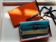 Hermes Kelly Ghillies Long Wallet