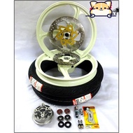 ENKEI 3 Batang y125zr For Yamaha Y15ZR---plug and play+MAXXIS 3D TYRE
