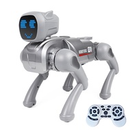 2.4G Intelligent RC Robot Mechanical Dog Voice Dialogue Cute Expression Light APP Remote Control Pro
