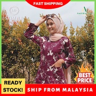 S.DALILI Baju Kurung Kedah Poket Rosie Muslimah (Magenta)