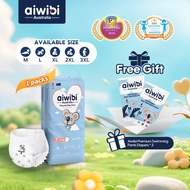 (Free gift) Aiwibi Comfy Dry Premium diaper pants, Breathable Diaper pants, Ultra-thin, Soft diapers